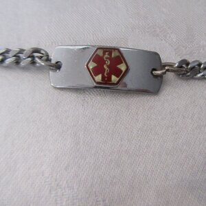 Medical Alert Small Bracelet as is